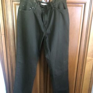 Banana Republic Men's Olive Straight Leg Jeans